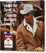 Marlboro Cigarette Ad Canvas Print