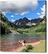 Maroon Bells Image Two Canvas Print