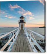 Marshall Point Lighthouse Sunset Canvas Print