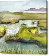 Marshes With Grash Canvas Print