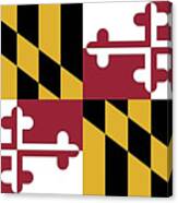 Maryland State Flag Canvas Print