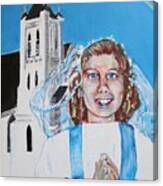 Mary's First Communion Canvas Print