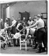 Massage Between Wrestlers Training 1904 Canvas Print