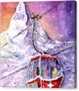 Matterhorn Authentic Canvas Print