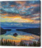 May Sunrise At Emerald Bay Canvas Print