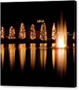 Mcadenville Christmas Lights Canvas Print