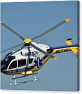 Med Flight Helicopter Canvas Print