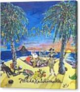 Mele Kalikimaka Canvas Print