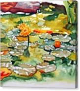 Mendocino Lily Pond Canvas Print