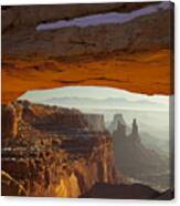 Mesa And Washer Woman Arches Canvas Print