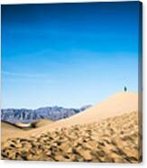 Mesquite Sand Dunes - Death Valley, United States - Color Street Photography Canvas Print