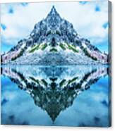 Metal Mountain Canvas Print