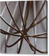Metal Whisk On A Table Canvas Print