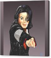 Michael Jackson-tell It Like It Is Canvas Print