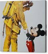 Mickey And The Bravest Canvas Print