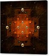 Microchip Mandala Canvas Print