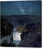 Milky Way At Inspiration Point Canvas Print