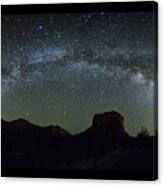 Milky Way Over Bell Canvas Print