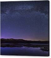 Milky Way Over Lonesome Lake Panorama Canvas Print