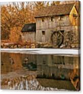 Mill At Midway Village Canvas Print