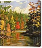 Mink Lake Narrows Canvas Print
