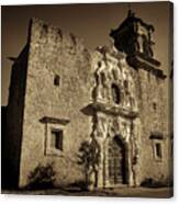 Mission San Jose - Sepia Canvas Print