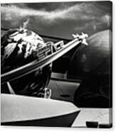 Mission Space Black And White Canvas Print