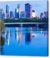 Mississippi And Minneapolis Canvas Print