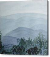 Misty Shenandoah Canvas Print