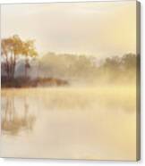 Misty Sunrise Loch Ard Canvas Print