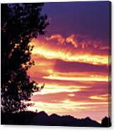 Mohave Sunset Canvas Print