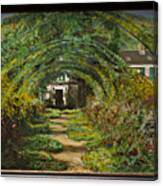 Monet's Garden Madness Canvas Print
