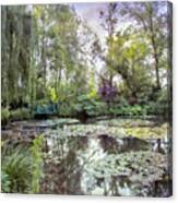 Monet's Water Garden Canvas Print