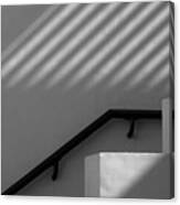Monochrome Staircase Canvas Print