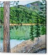 Montana - Lake Como Canvas Print