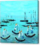 Monterey Boats Canvas Print