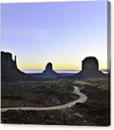 Monument Valley At Sunrise Canvas Print