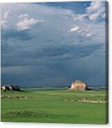Moody-buttes Canvas Print