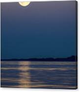 Moon Over Water Canvas Print