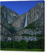 Moonbow Yosemite Falls Canvas Print