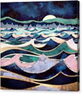 Moonlit Ocean Canvas Print
