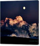 Moonrise In Taos Canvas Print