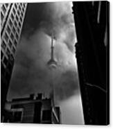 More Downtown Toronto Fogfest Canvas Print