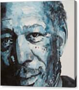 Morgan Freeman Canvas Print
