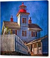 Morning At The Yaquina Bay Lighthouse Canvas Print