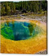 Morning Glory Geyser Canvas Print