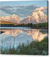 Morning Light At Oxbow Bend Canvas Print