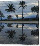 Morning Reflection Delray Beach Florida Canvas Print