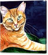 Morris - Feral Orange Tabby Canvas Print