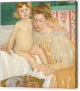 " c.1899 Baby Getting Up — Fine Art Print Mary Cassatt : "Mother and Child 